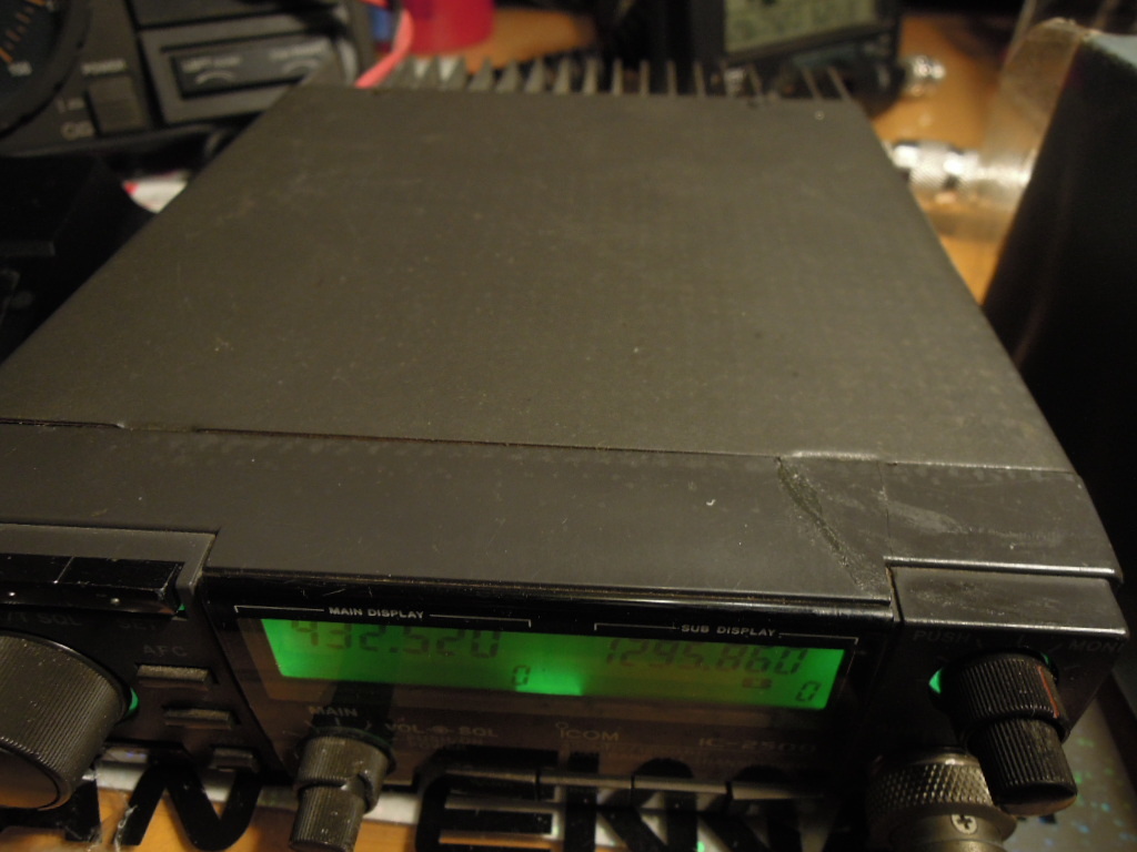 アイコム icom MODEL: IC-2500 430/1200MHz 無線機 ハンドマイク付き