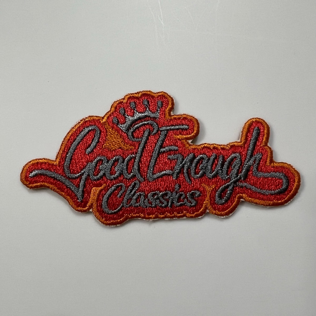 グッドイナフワッペンプリントT① goodenough藤原ヒロシfragment グッドイナフ トランプ 藤原ヒロシ 限定 ビンテージ GOODENOUGH