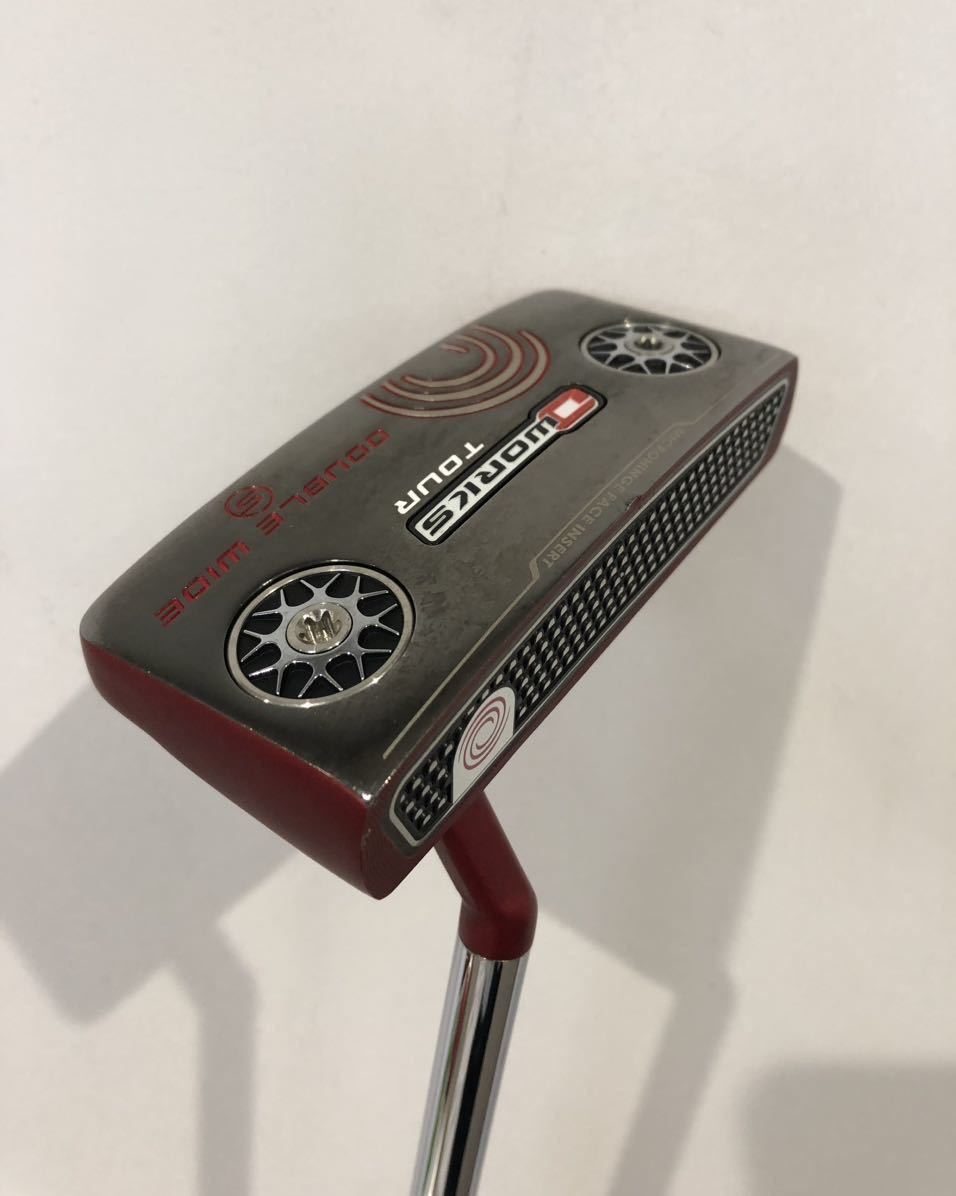 オデッセイ オーワークス ダブルワイド S レッド パター　３３インチ