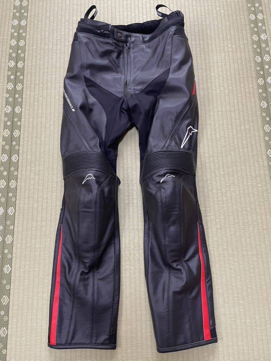 【中古送料込】クシタニ牛革レザーパンツブーツアウトLサイズ