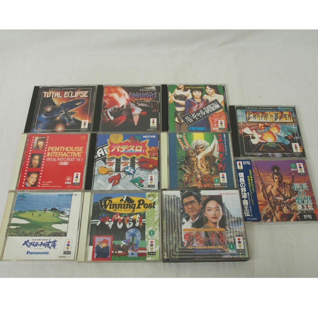 1円【ジャンク】 /3DO専用ソフト　11本セット/78