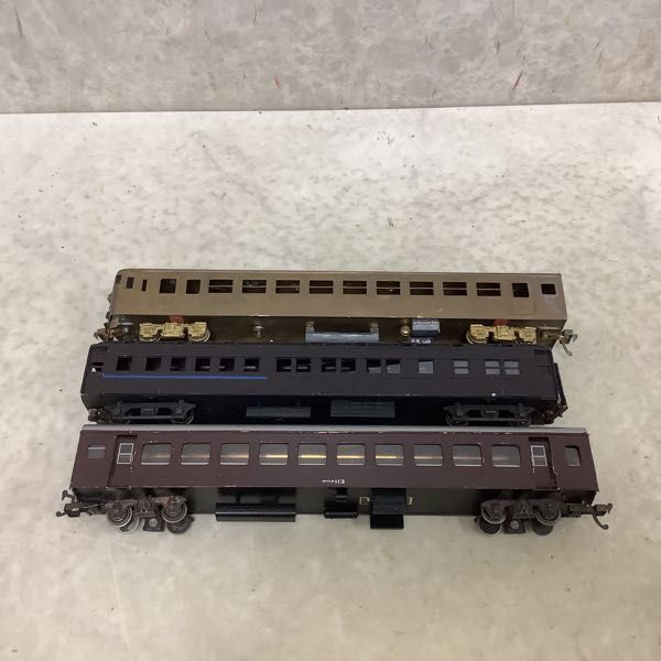 鉄道模型SANGO HOダブルルーフ客車 カニ37 マロネ37 スイテ39 SANGO ダブル・ルーフ客車 スイテ 39 一等展望車 HOゲージ 箱付き＊現状