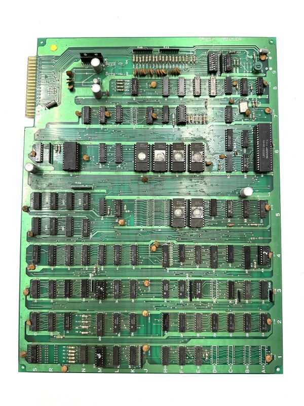 コレクター放出 昭和レトロ アーケード 基盤 機種不明品 筐体 当時物 詳細不明 JAMMA? F2 サブ TAITO? タイトー SEGA? セガ 部品取 基板I