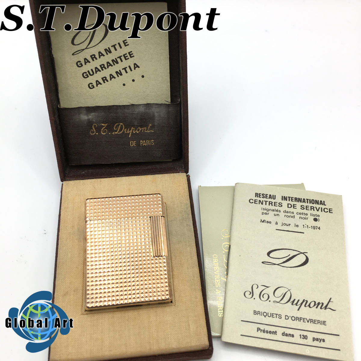 S.T.Dupont デュポン ギャッツビー ゴールド ブラック セット ジャンク品