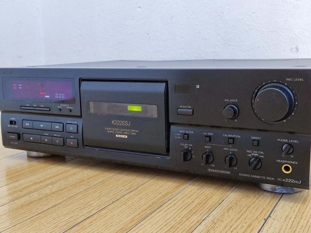 SONY K222ESJ ☆SONY ステレオカセットデッキ TC-K222ESJ ジャンク品