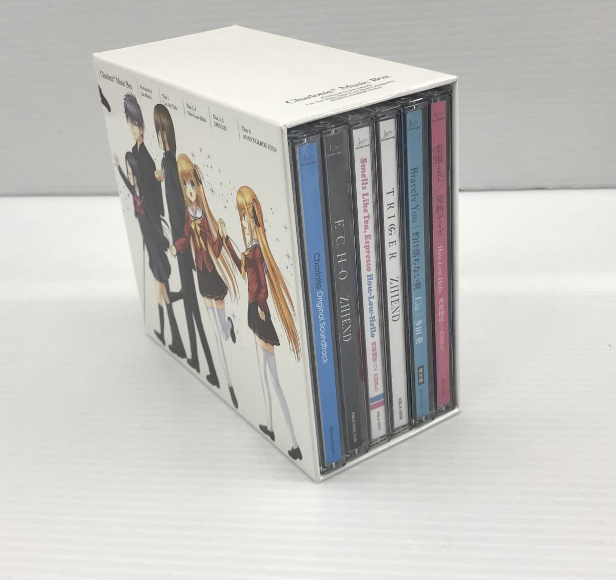9/KA107☆Charlotte CD 6枚 収納BOX付き CD収納ケース いれと庫 CD用