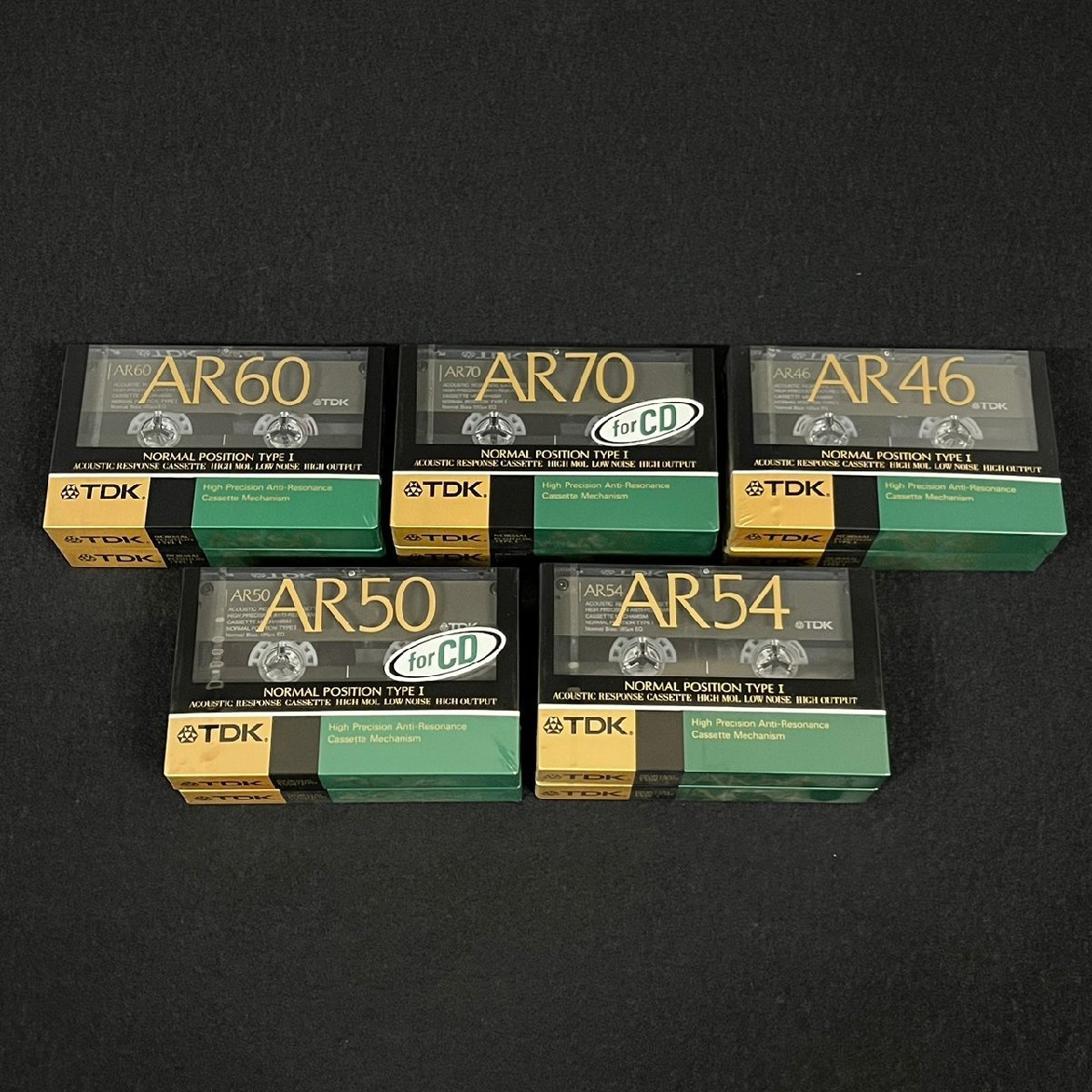 【未使用】 TDK NORMAL POSITION TYPEⅠ ノーマルポジション カセットテープ 10点セット AR60/AR70/AR46/AR50/AR54　052204w/T16