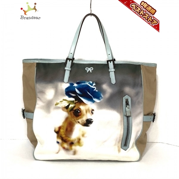 アニヤハインドマーチ Anya Hindmarch トートバッグ - キャンバス 