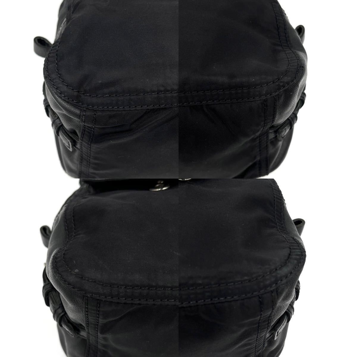 1円《美品》PRADA プラダ 三日月型 ホーボー ワンショルダーバッグ 