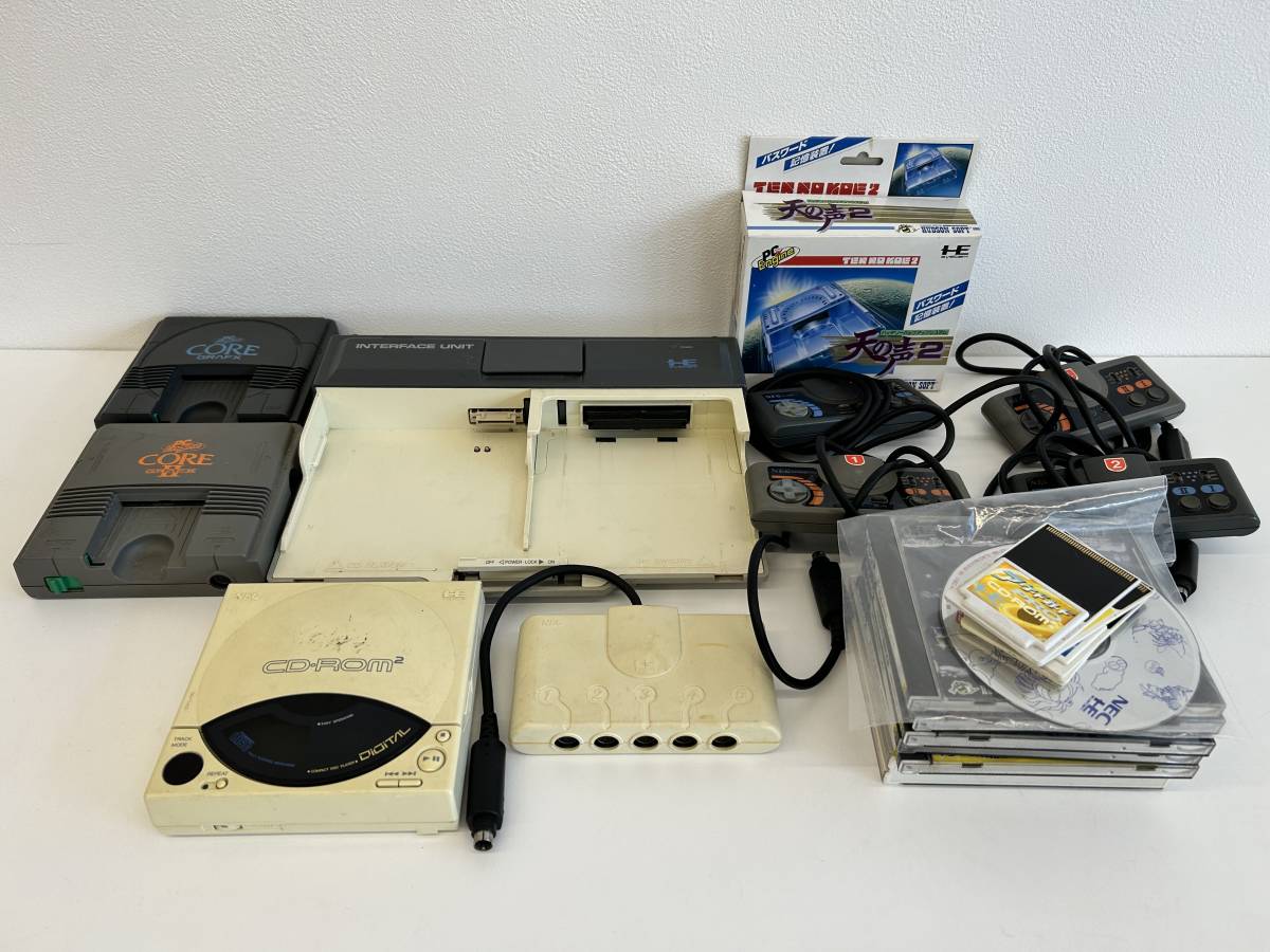 PCエンジン ソフト 本体 まとめ セット CD-ROM2 インターフェース