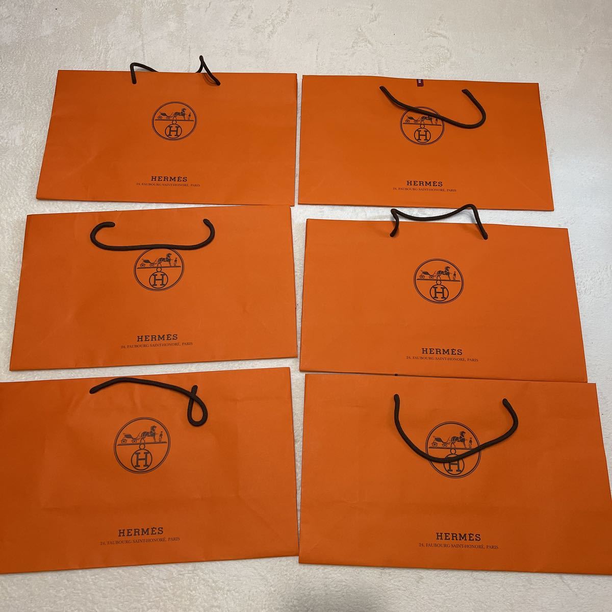 エルメス ショップ袋 21枚 HERMES ショッパー 紙袋 バーキン ケリー