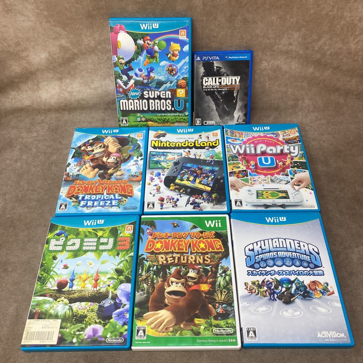 Nintendo WiiU Wii ソフト まとめ売り まとめて 任天堂 ウィー