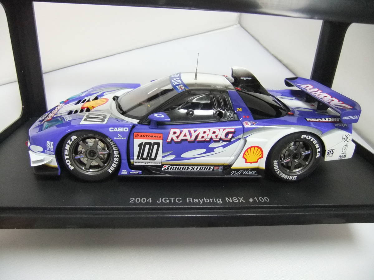 □□1/18□□RAYBRIG NSX #100□2004 JGTC□中野信治/加藤寛規