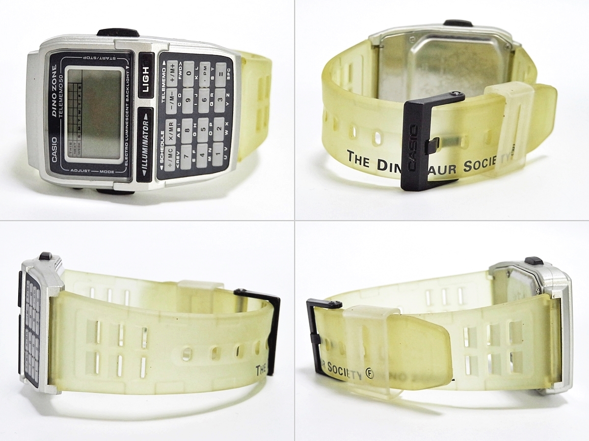 CASIO DINO ZONE TELEMEMO 50 THE DINOSAUR SOCIETY DBC-63 カシオ 