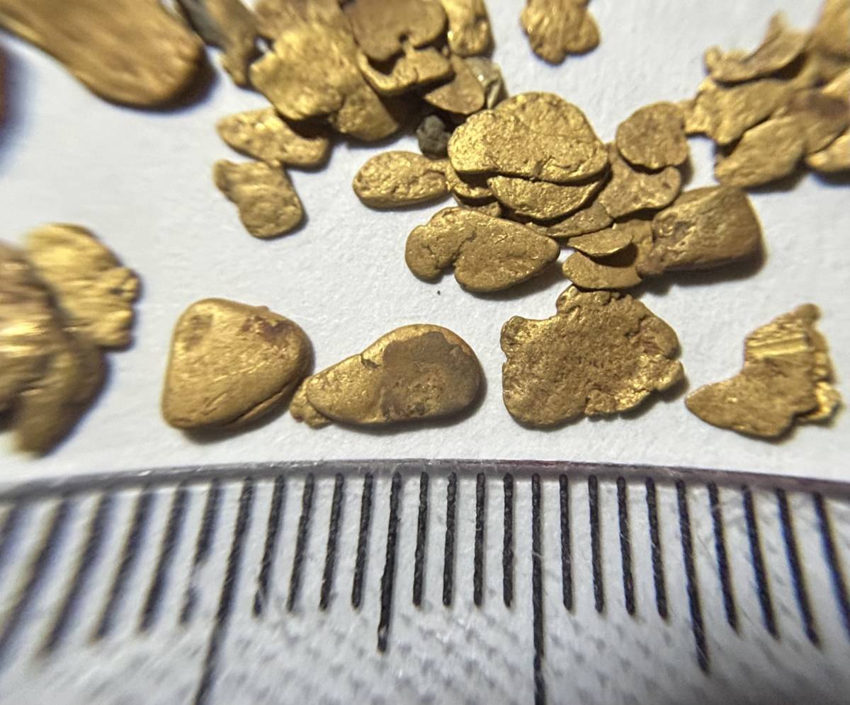 砂金 ナゲット 最大 8 98g 砂金 金 粒 大きさ色 ナゲット 希少 