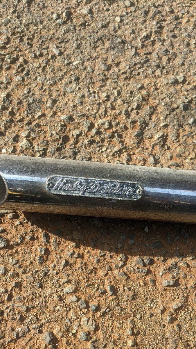 ハーレー 純正 マフラー FXR エボ スクリーミンイーグル 希少(ハーレー