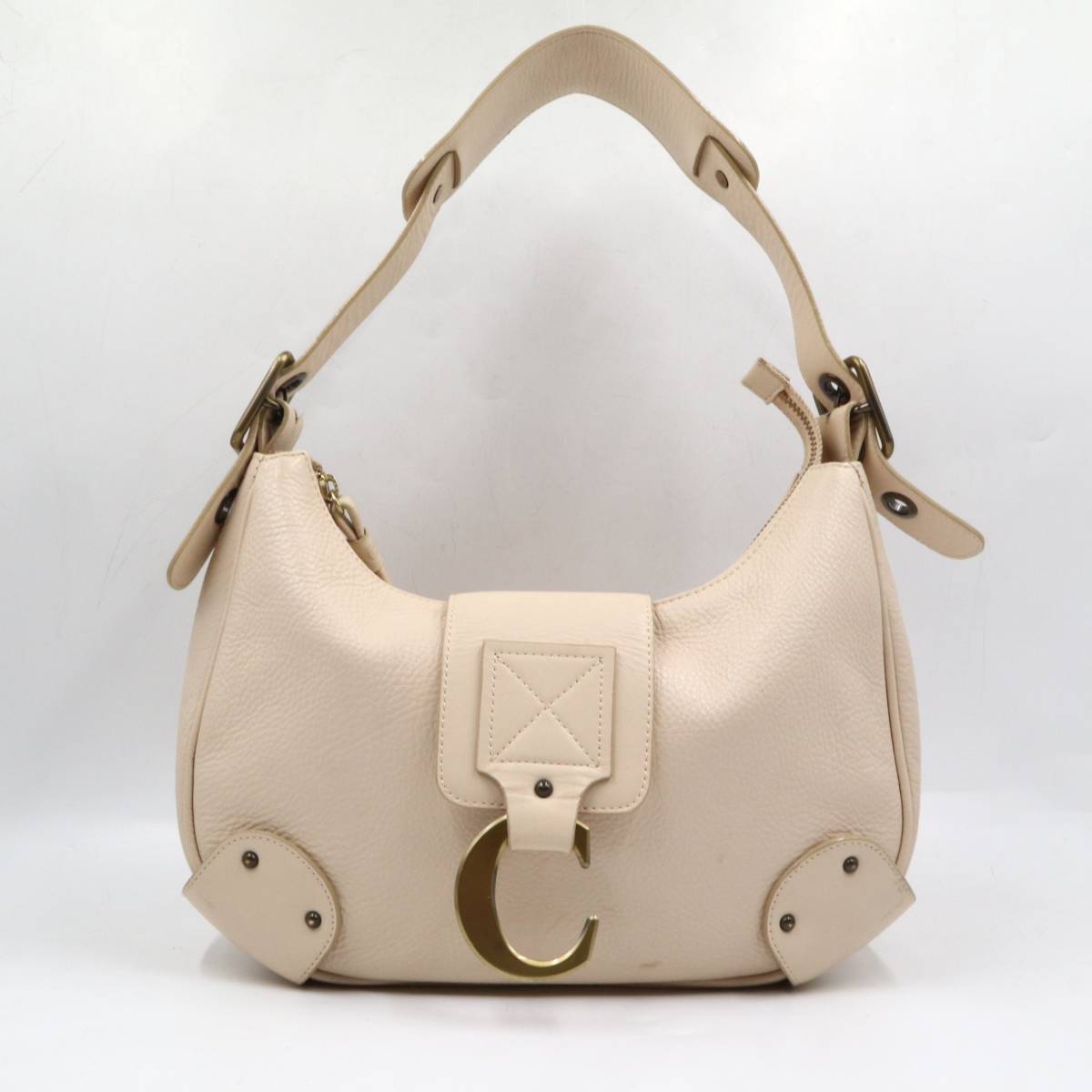 Chloe レザー クロエ □極美品□ パドロック ショルダー ☆Chloe