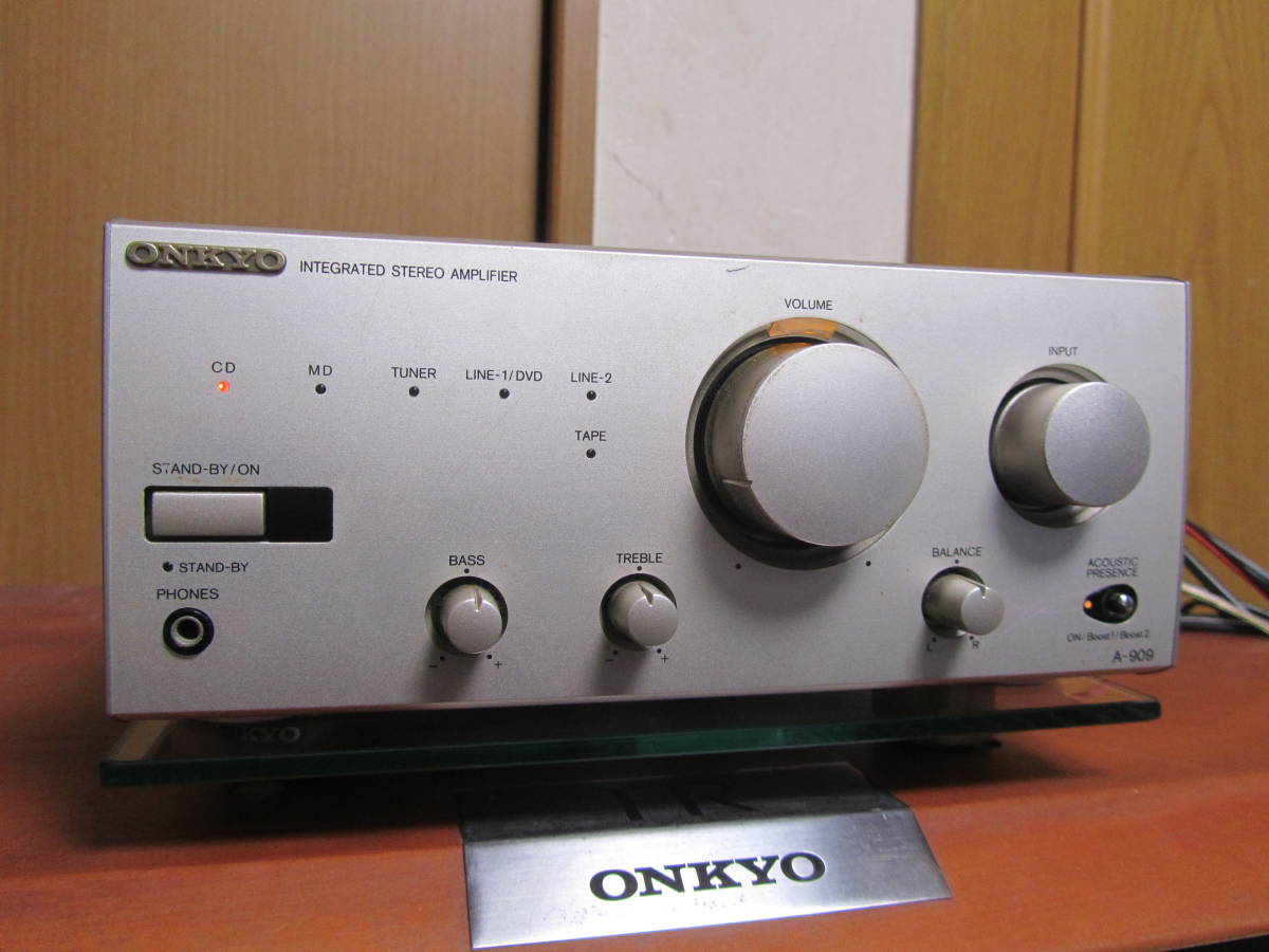 ONKYO A-909 動作・状態良好 オンキョー A-909X C-705 プリメイン