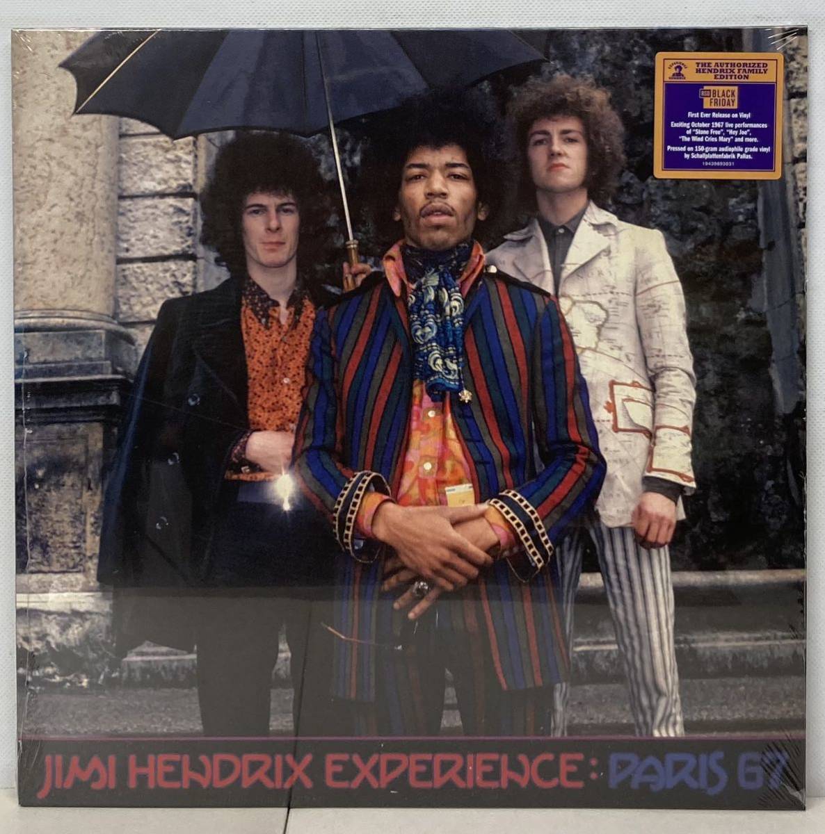 JIMI HENDRIX EXPERIENCE/ PARIS 67 (LP) EU盤 RSD BF 2021， COLOR VINYL 未開封 (g332)