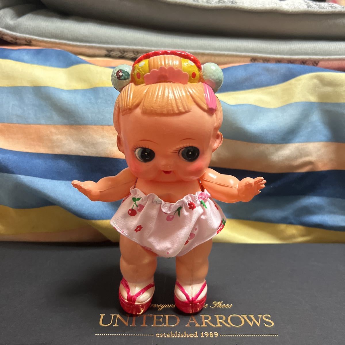 昭和 レトロ 人形 セルロイド デコちゃん キューピー 人形 難あり 
