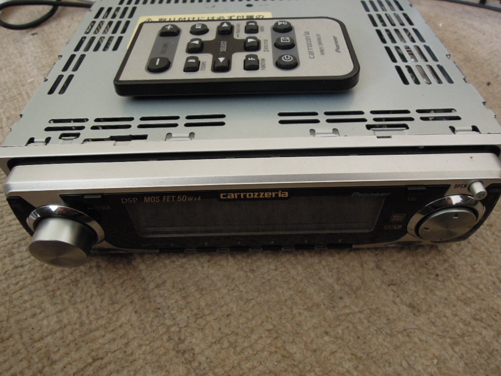 カロッツェリア MEH-P077 リモコン付き 小難あり 中古美品 - Pioneer