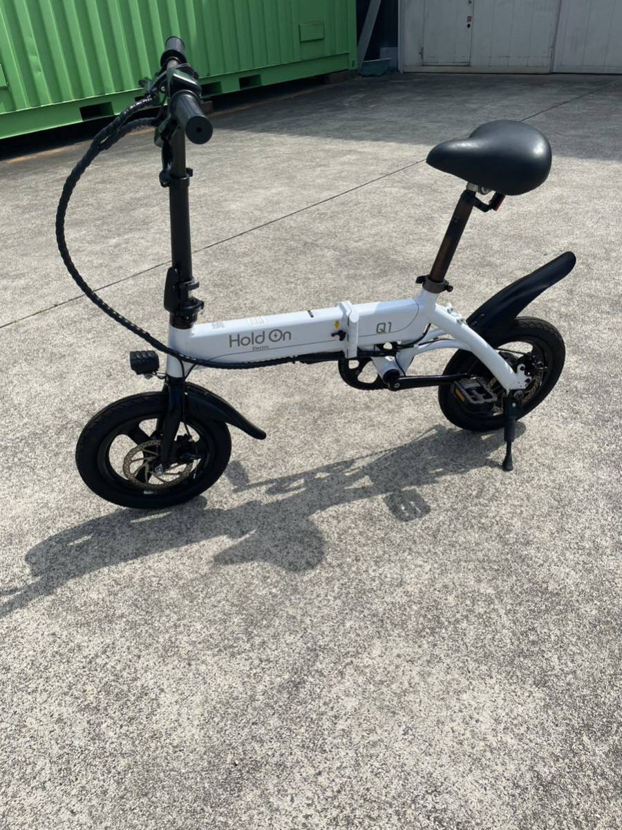 Hold On 電動アシスト自転車 ホワイト Hold On Q1 電動アシスト自転車 ホワイト e-BIKE 電動自転車