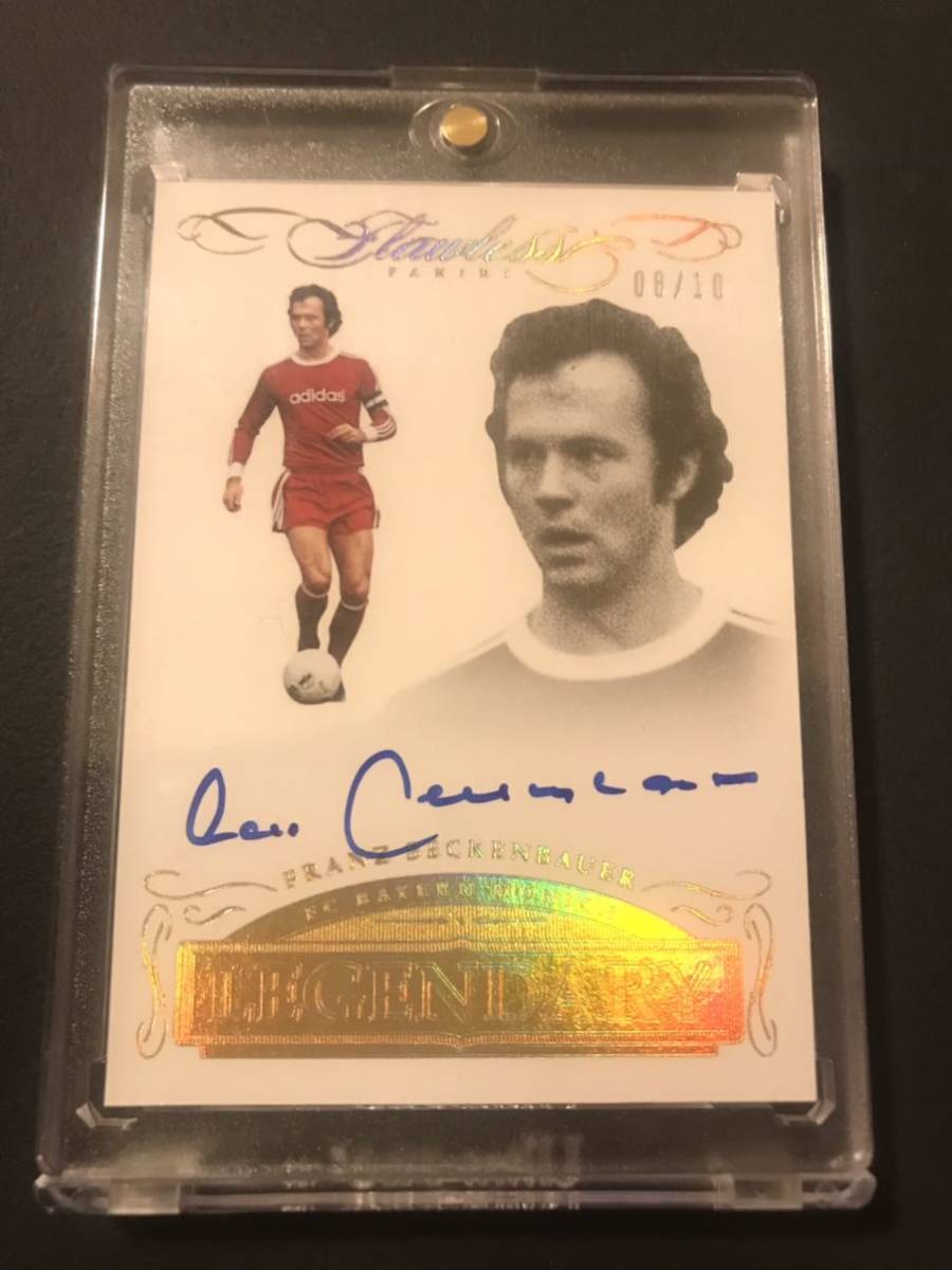 10枚限定 15-16 PANINI flawless FRANZ BECKENBAUER autograph