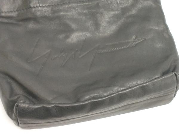 YOHJI YAMAMOTO/ ミニバッグ /ヨウジヤマモト/ハンドバッグ/ポーチ/ブラック