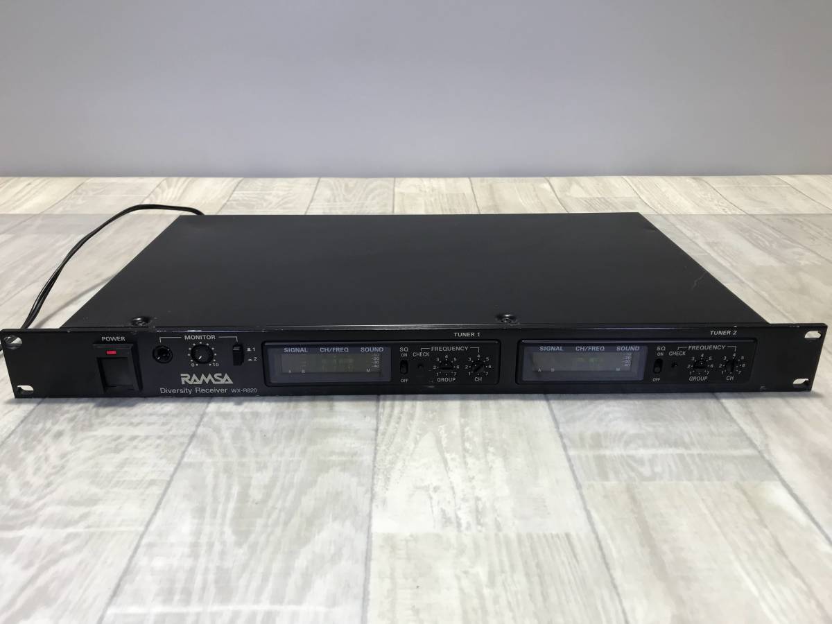 ☆ Panasonic ダイバシティ ワイヤレス 受信機 WX-R820 【 通電確認済