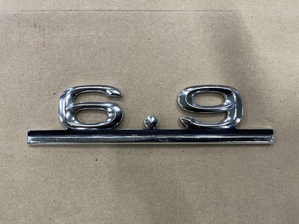 ベンツW116SEL6.9純正エンブレム超希少品
