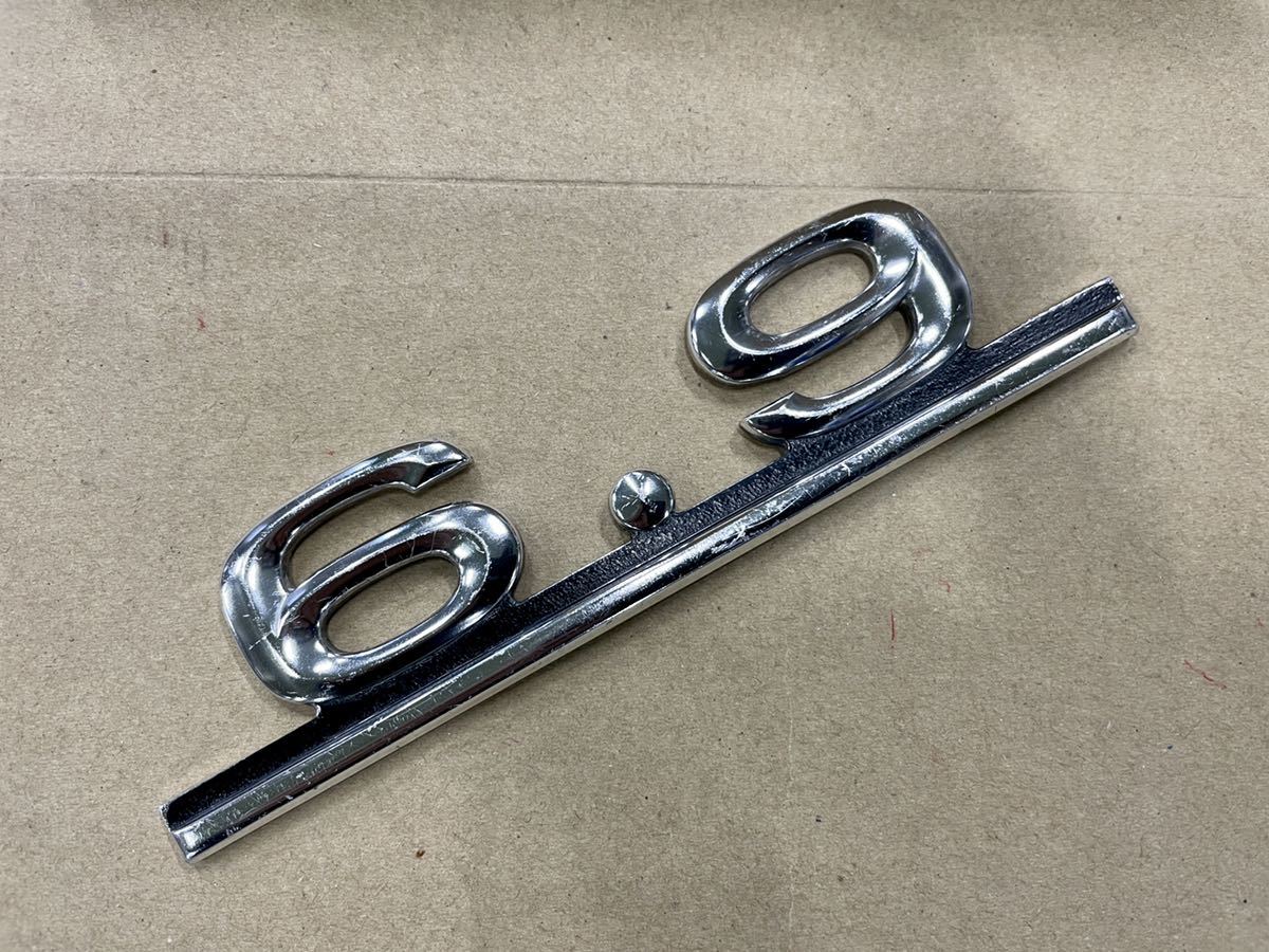 ベンツW116SEL6.9純正エンブレム超希少品
