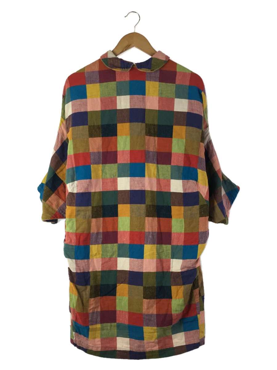 KAPITAL◆KAPITAL キャピタル半袖ワンピース/XS/コットン/マルチカラー/チェック