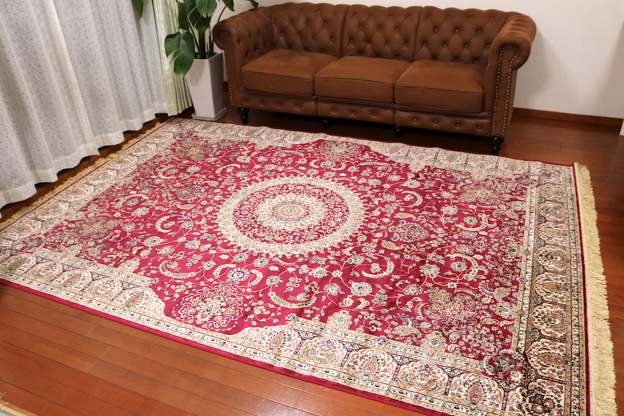 ペルシャ柄絨毯 200×290 新品未使用 大判ラグ カーペット 訳あり ペルシャ柄絨毯 200×290 新品未使用 大判ラグ カーペット 訳あり