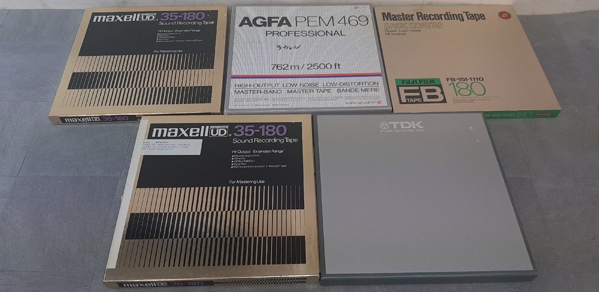 05S94■10号　オープンリール用テープ　５本セット■