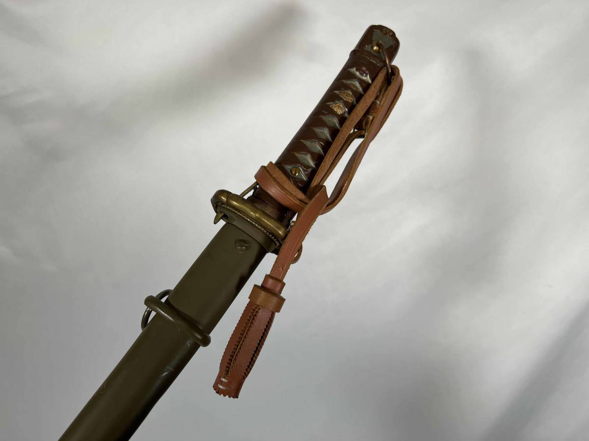 日本軍 日本陸軍 九五式軍刀 下士官刀 レプリカ 中古品 刀緒付き 中古 