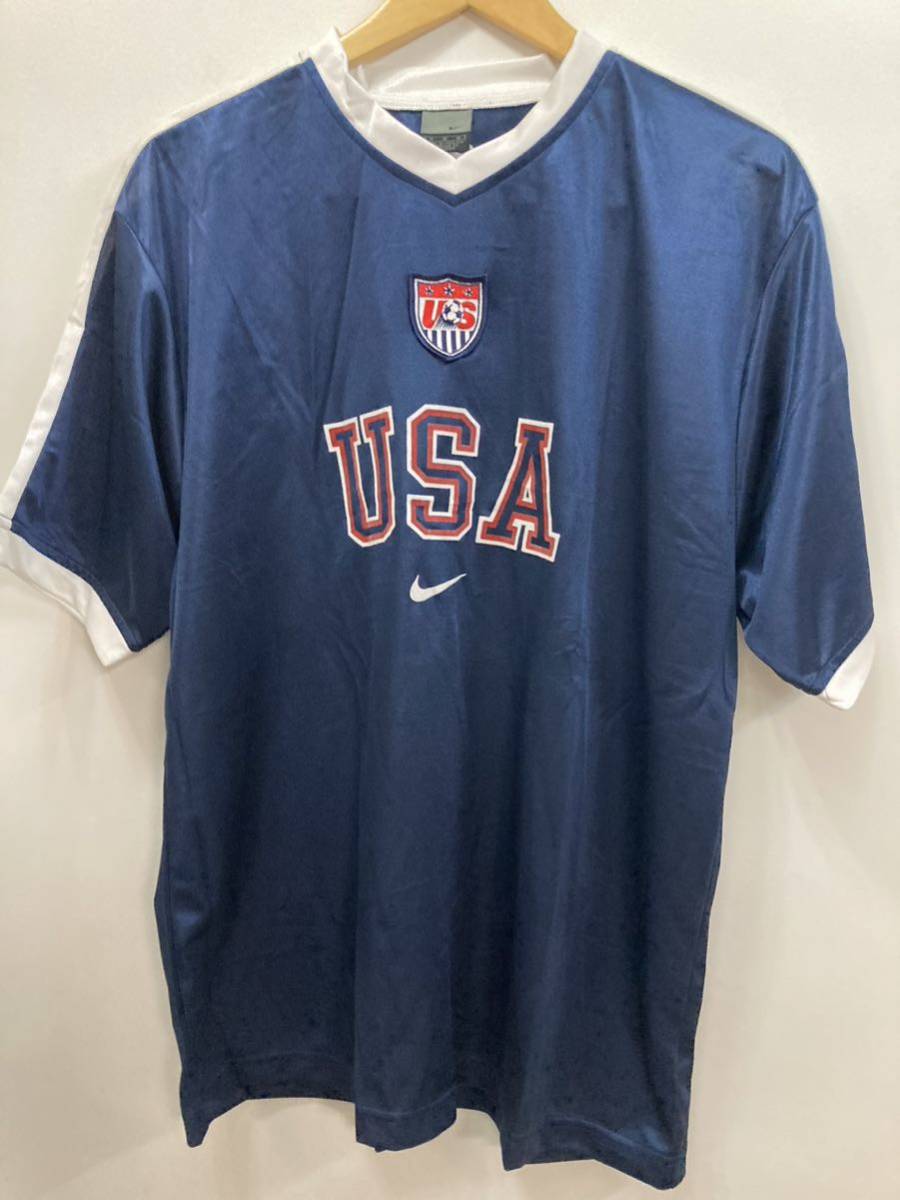 old 00年 NIKE ブラジル代表 ゲームシャツ ユニフォーム アウェイ