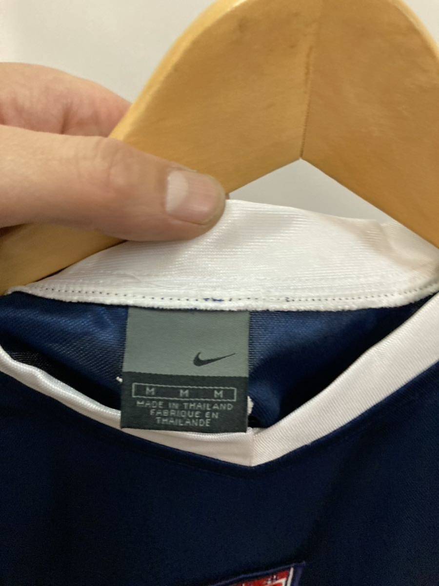 old 00年 NIKE ブラジル代表 ゲームシャツ ユニフォーム アウェイ ブラジル代表 2000 Nike アウェイ半袖 ユニフォーム（インポートL