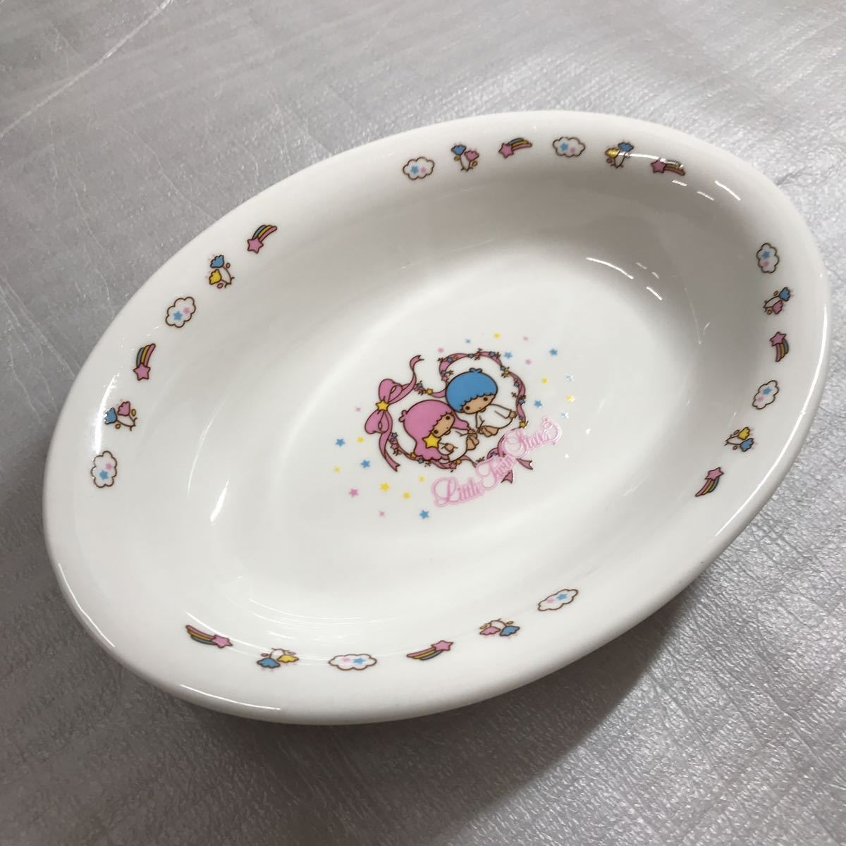 サンリオ ウサハナ キキララ リトルツインスターズ 陶器 カレー皿 長期 