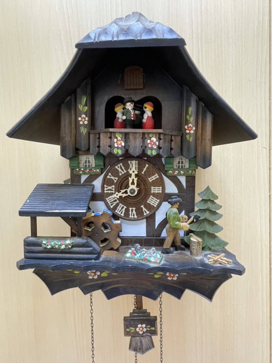 XL6699 昭和レトロ SWISS MUSICAL MOVEMENT 鳩時計 ハト時計 掛時計 