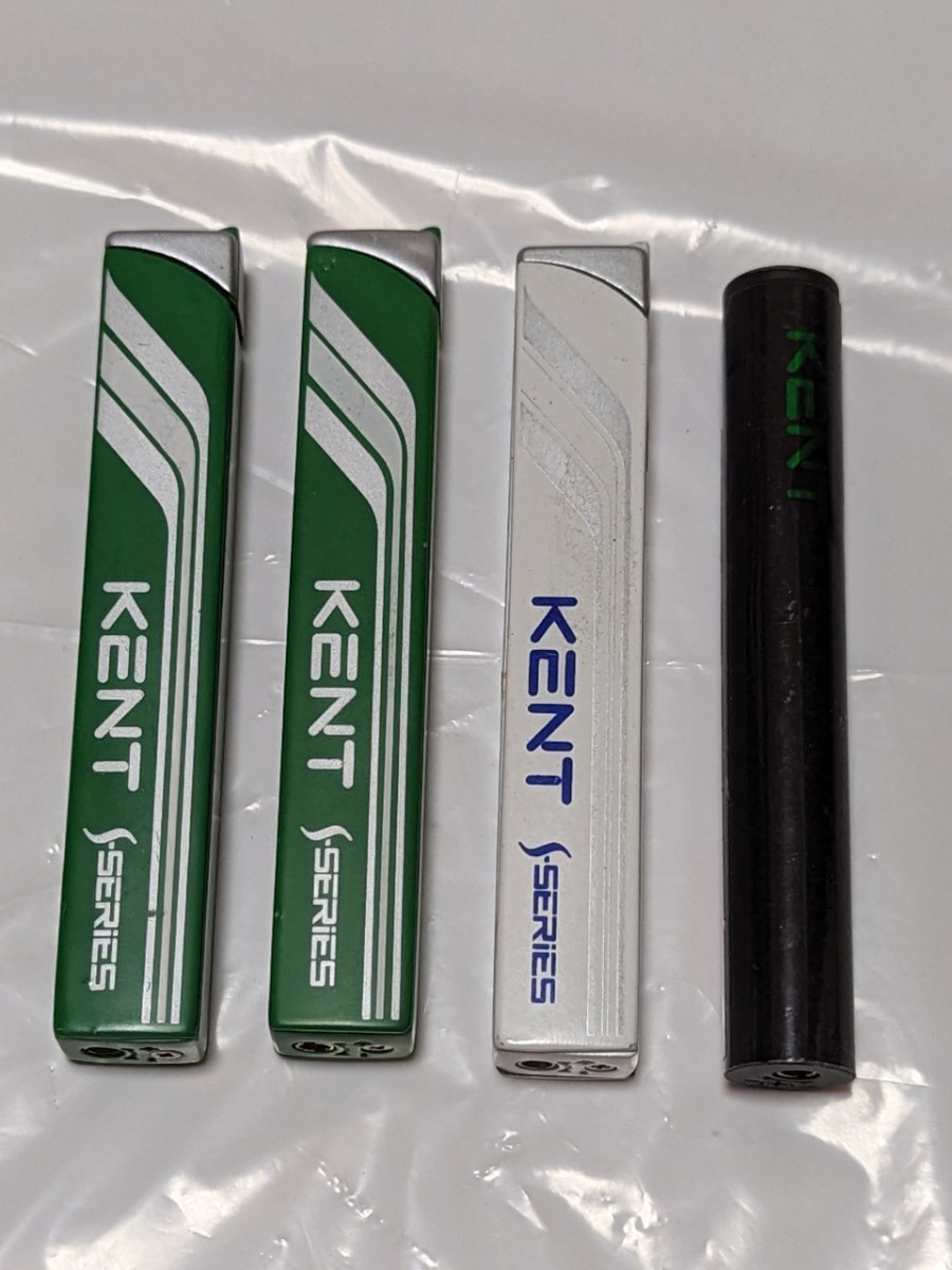 ジャンク品》販促景品 KENT ケント ターボライター ガスライター 3種4 