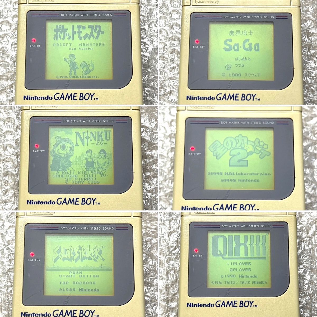 動作確認済み〉GB 初代 ゲームボーイ ブロス 本体＋ポケットモンスター 
