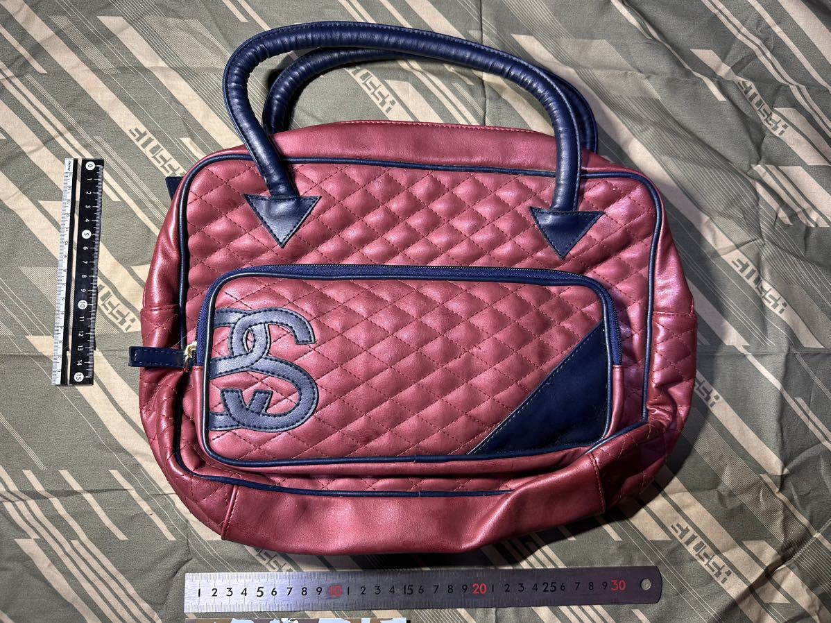 STUSSY SS LINK School BAG デッドストック スクールバッグ シャネル  