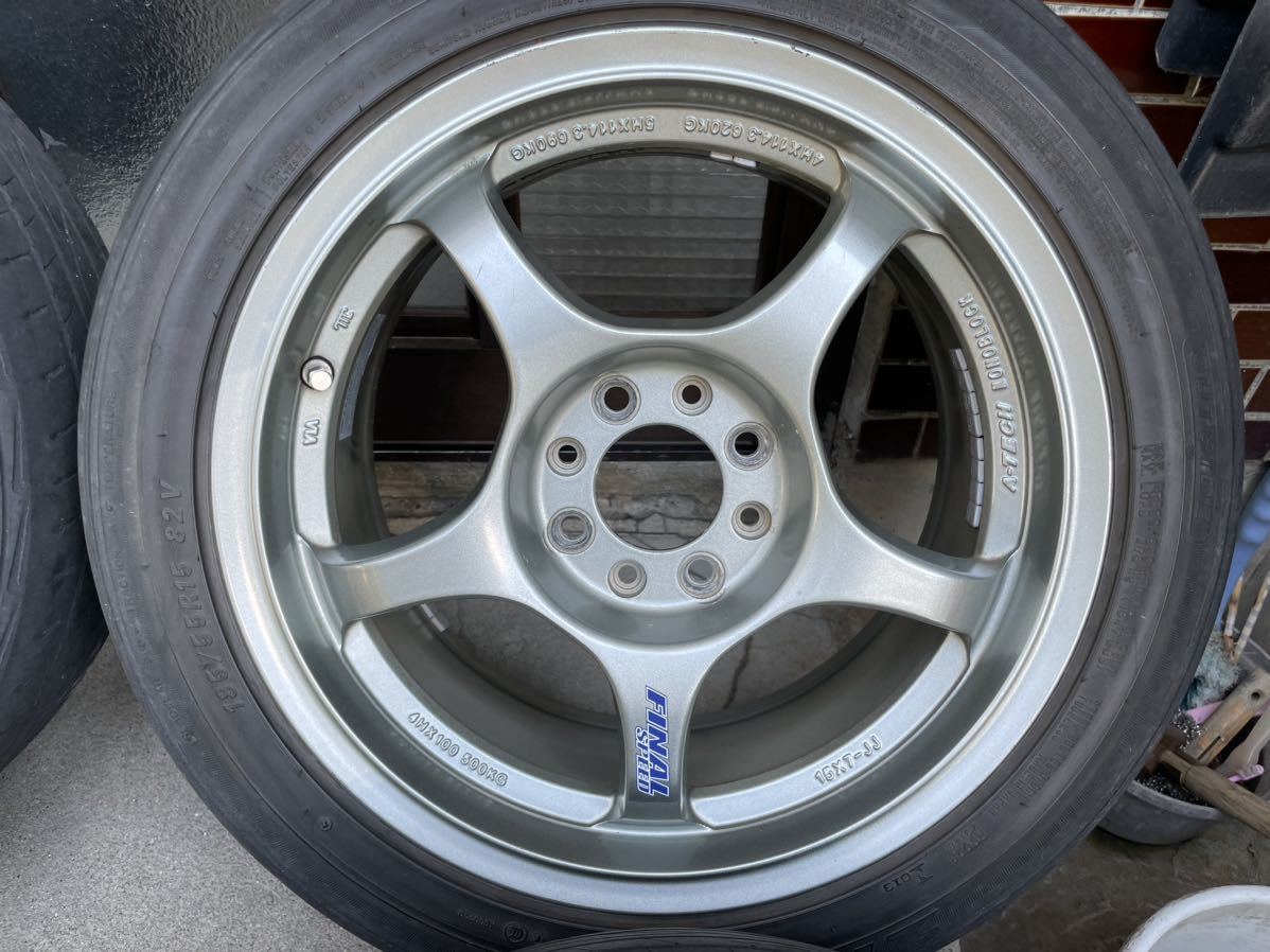 宮崎社長専用 A-TECH 15×6J PCD100 4H A-TECH 軽サイズ 15インチ