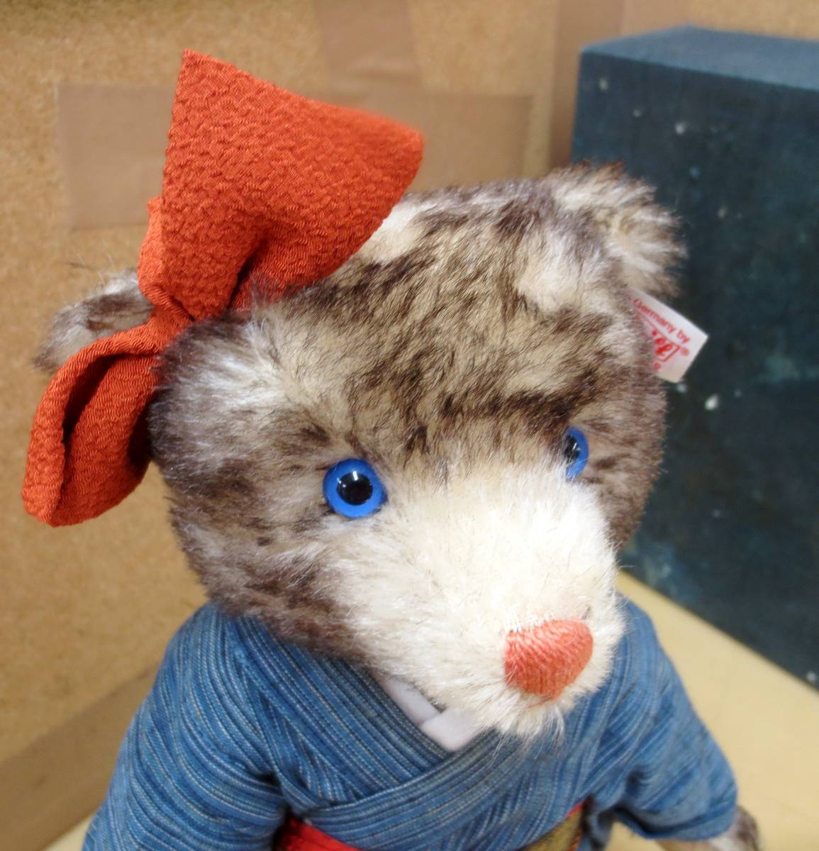 L8☆シュタイフ Steiff テディベア ジャパンテディ 樋口一葉☆保管品 