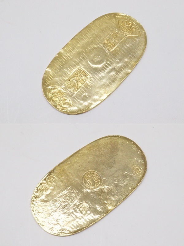 佐渡古銭 レプリカ 桐箱付 佐渡小判金 佐字一分判金 天保一分銀 嘉永一