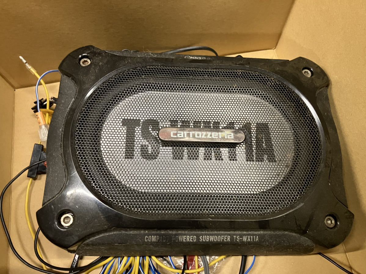 carrozzeria カロッツェリア サブウーファー アンプ内蔵 Pioneer TS