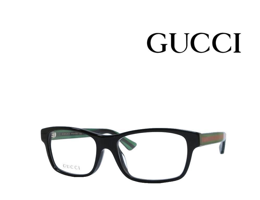 GUCCI】 グッチ メガネフレーム GG0006OAN 002 ブラック アジアン  
