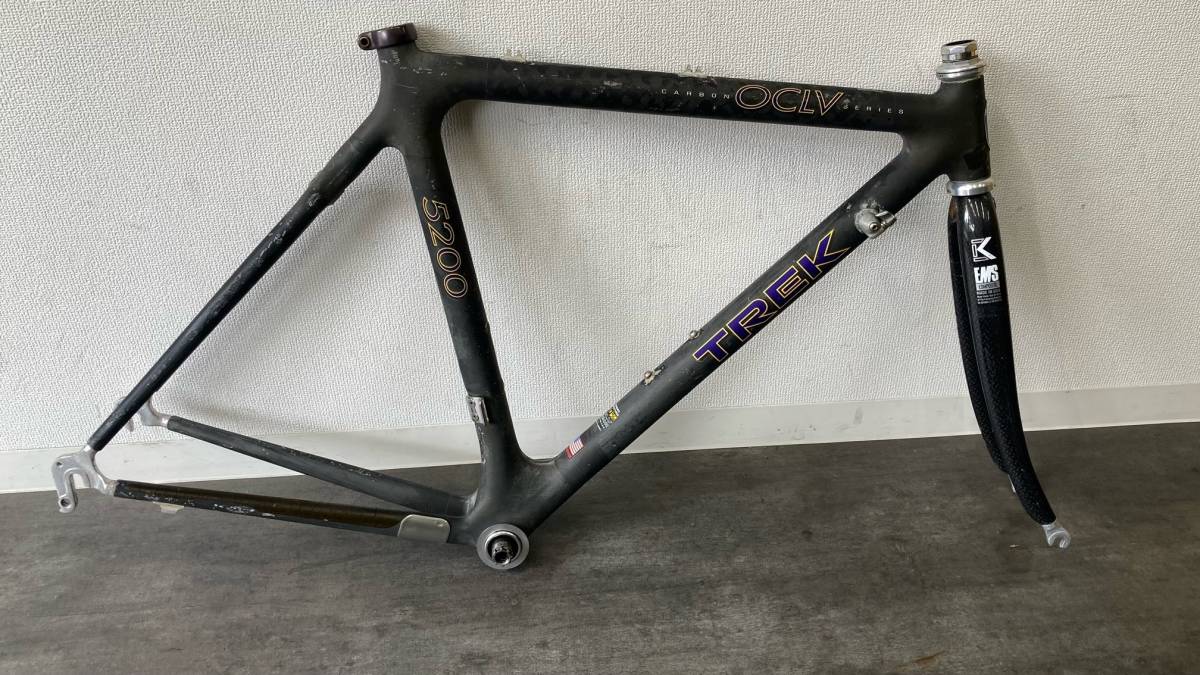 中古品】TREK OCLV 5200 カーボンロードフレーム ジャンク品訳アリ