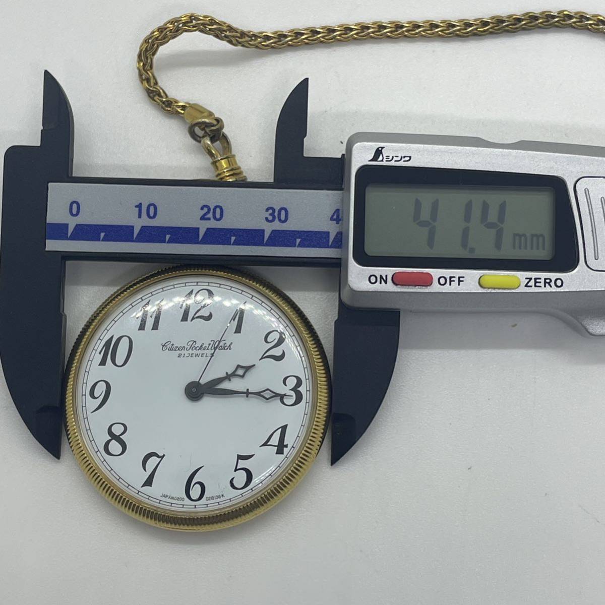シチズン CITIZEN ポケットウオッチ 21石 懐中時計 手巻き（シチズン（CITIZEN）パラショック21石オーバーホール済手巻き式懐中 時計1901-2494 | 時計通販 正美堂時計店）