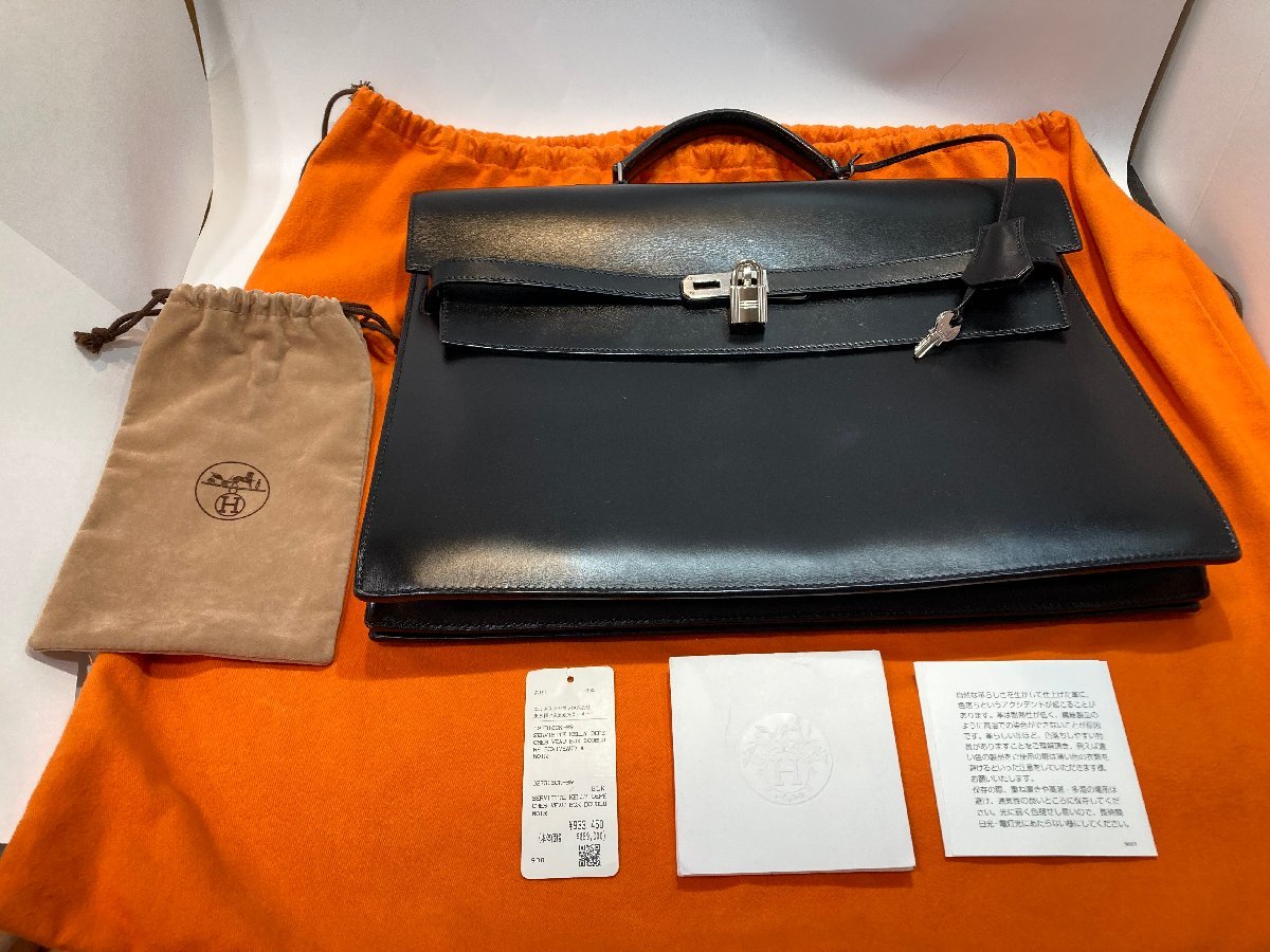 100t060940】HERMES エルメス ケリーデペッシュ38 ビジネス バッグ